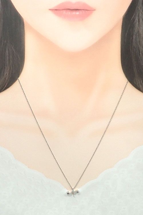ポンテヴェキオ ダイヤモンド ネックレス K18ホワイトゴールド ポンテヴェキオ ダイヤモンド ネックレス K18ホワイトゴールド