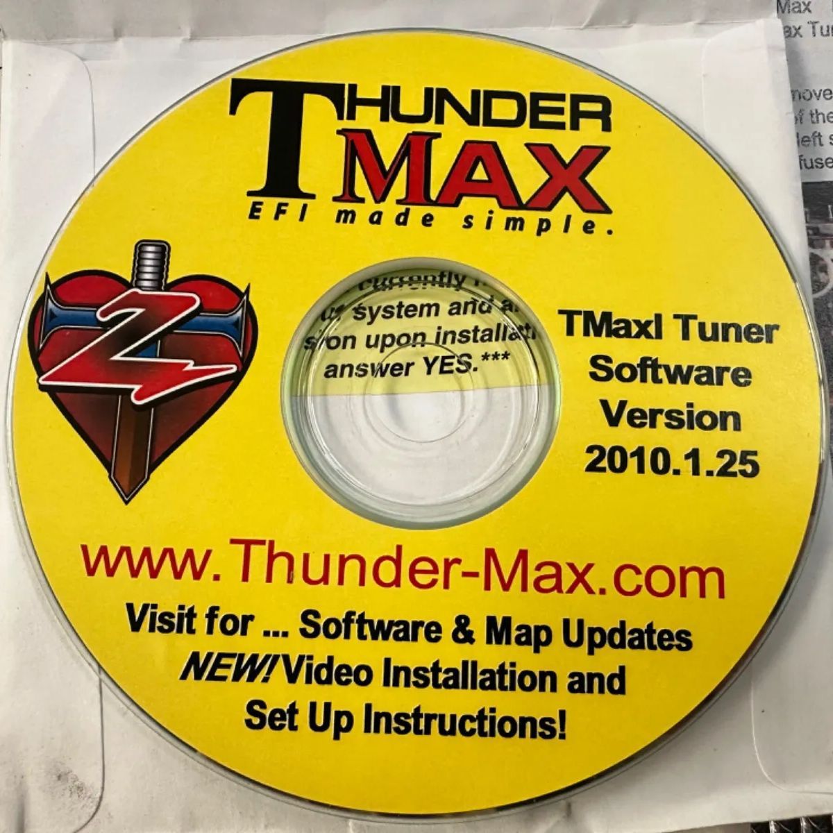 サンダーマックス★THUNDER MAX★読み込み★セットアップ★ディスク★ハーレー★M:1037