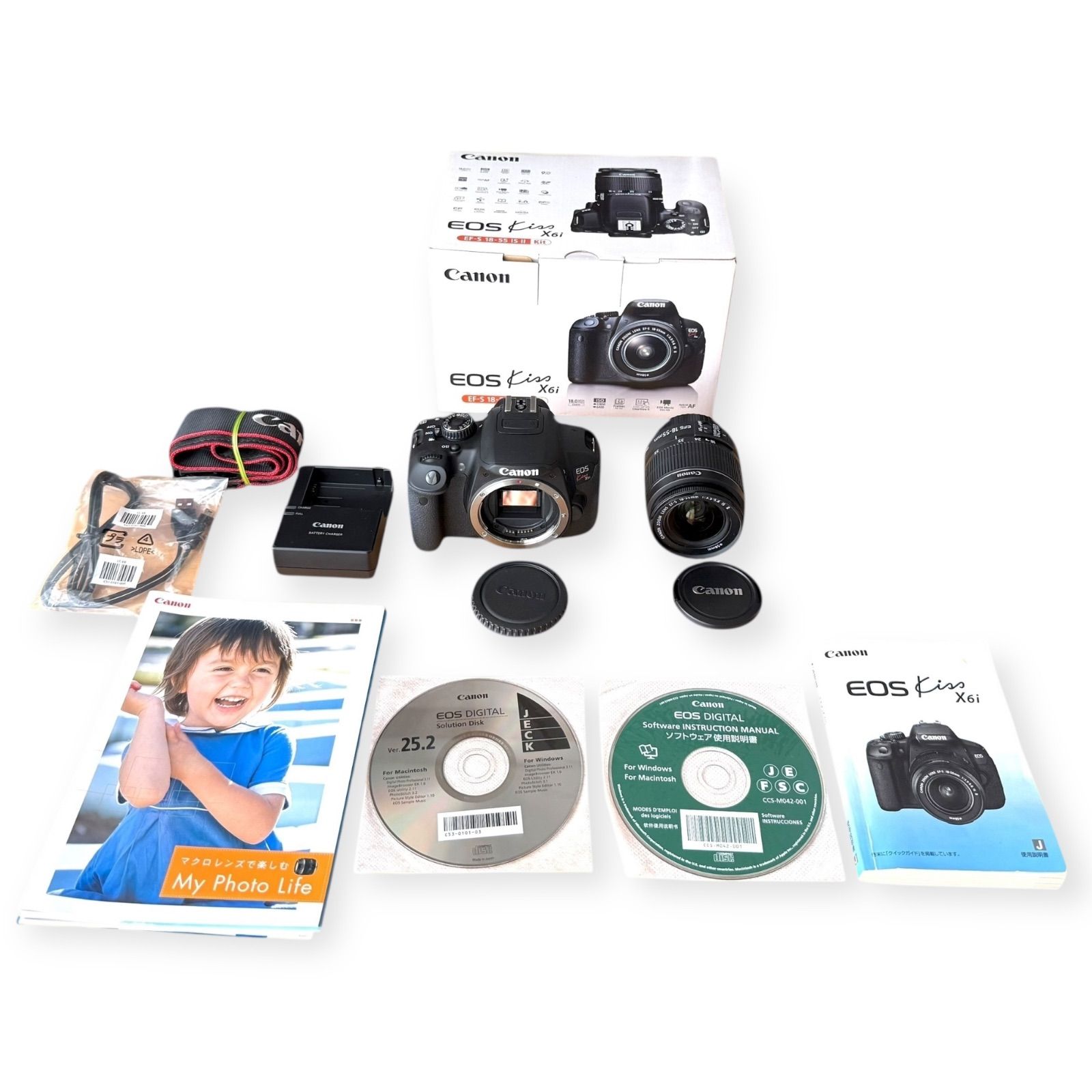 キヤノン Canon EOS Kiss X6i ダブルズームレンズキット デジタル 一眼