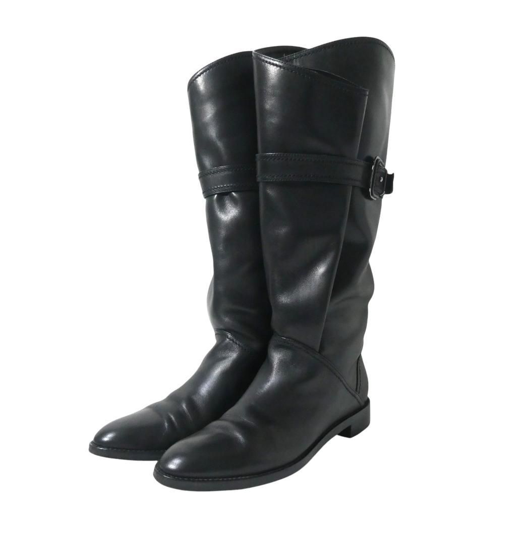 美品　ドゥーズィエムクラス　セルジオロッシ　ブラック　ロングブーツ 37 美品 ドゥーズィエムクラス セルジオロッシ ブラック ロングブーツ 37