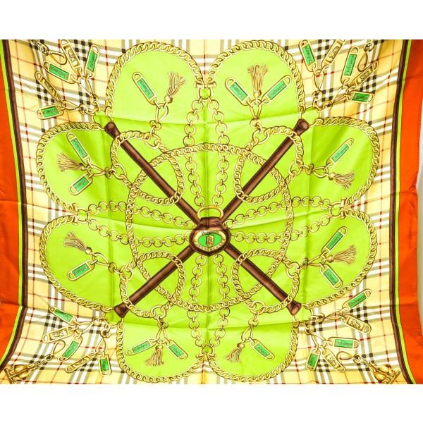 BURBERRY Burberry バーバリー シルク スカーフ - メルカリ