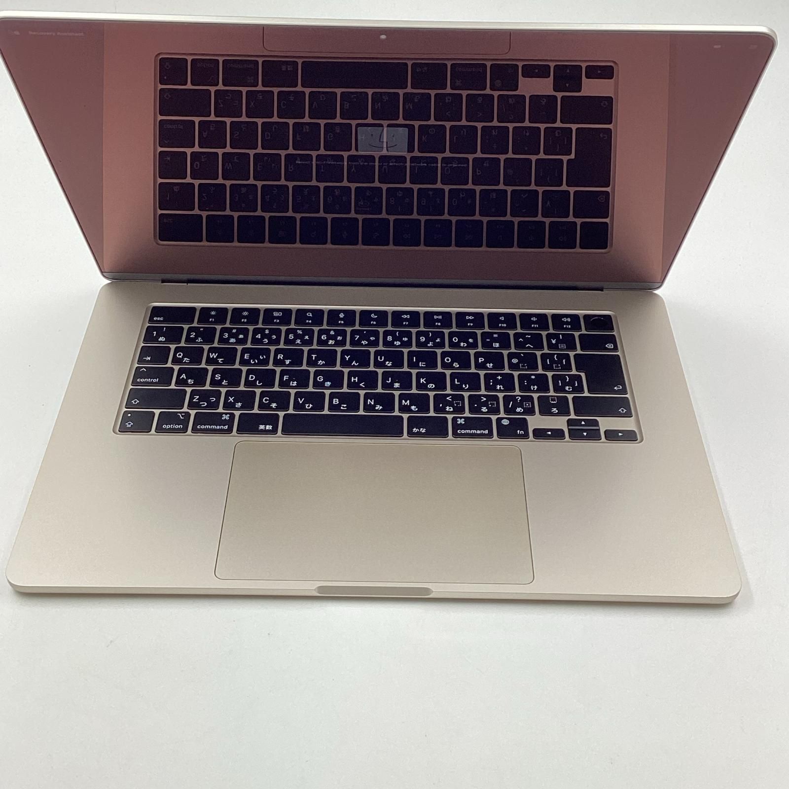 Apple - 【極美品】MacBook Air m1 充放電回数1回 保証2023/5/15迄 充放電回数52回】Apple MacBook Air 15インチ M2 2023 MQKT3J/A