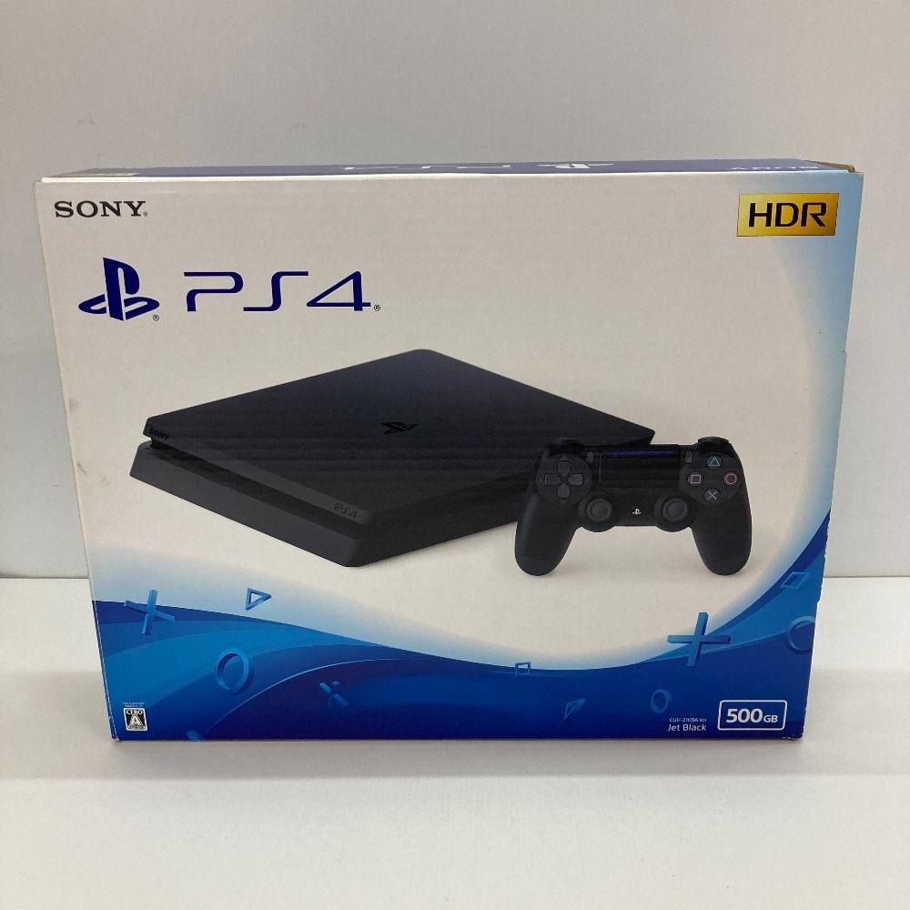 05w04146 【PS4】PlayStation4 本体 CUH-2100A 500GB ジェットブラック タバコ臭あり ＊動作確認済＊  ゲームハード 【中古品】 - メルカリ