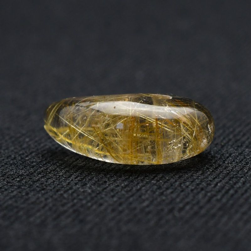 一点物 繊細な金針が魅力 ゴールドルチル 粒売り 10ミリ 輝く水晶の