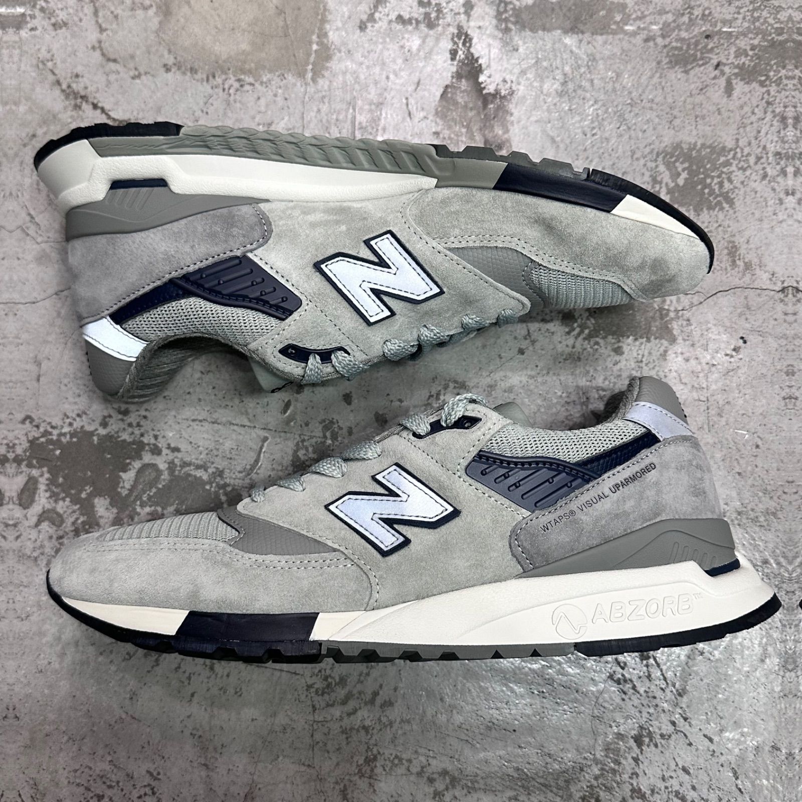 国内正規 WTAPS New Balance 998 Gray スエード スニーカー U998WT 