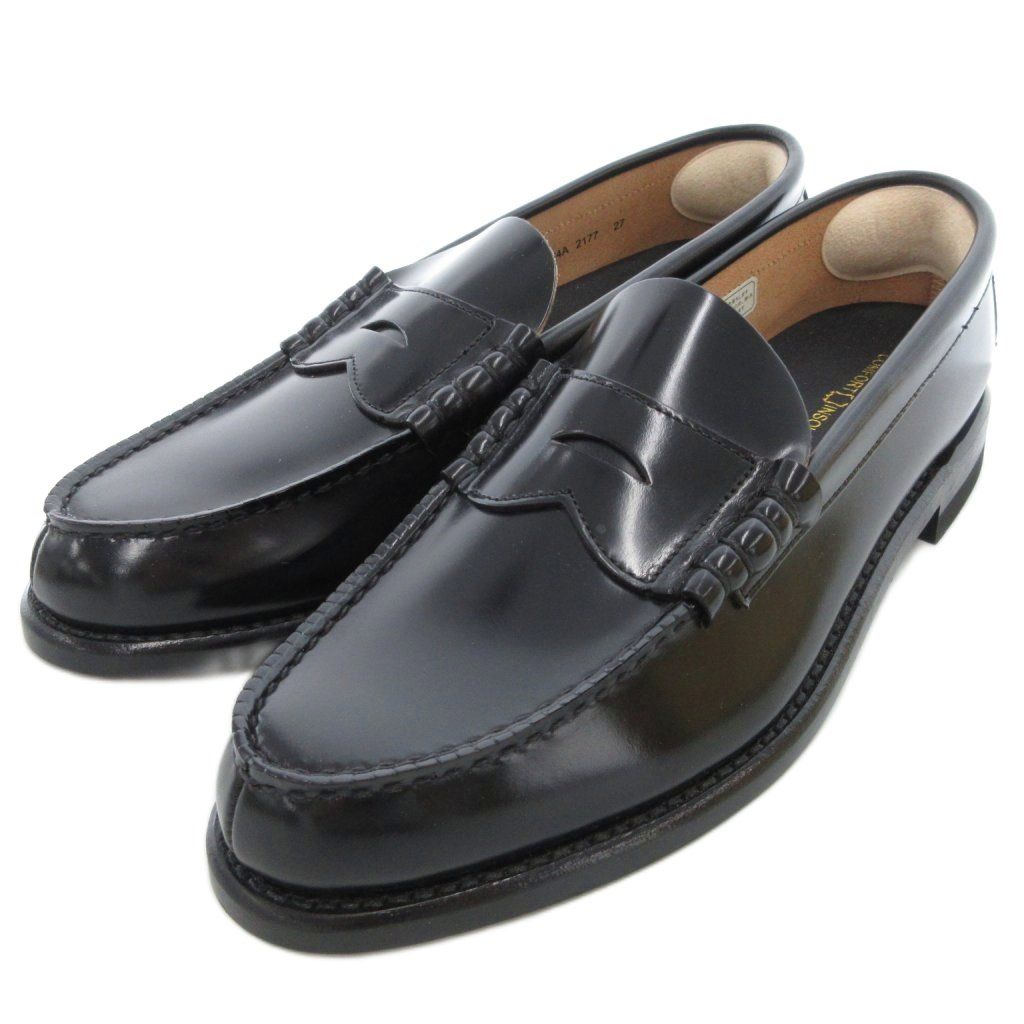 リーガル REGAL コインローファー ペニーローファー レザー 牛革 27cm 黒 ブラック 2177 |UO