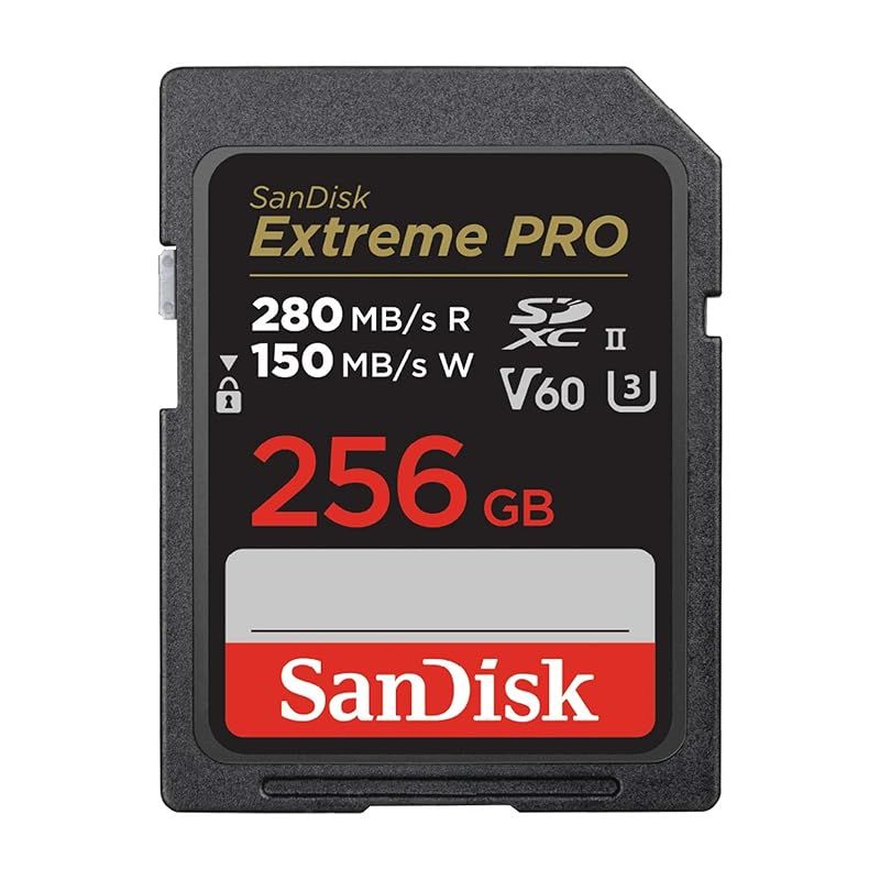 【新品】 【 サンディスク 正規品 】 SDカード 256GB SDXC Class10 UHS-II V60 読取最大280MB/s SanDisk Extreme PRO SDSDXEP-256G-GHJIN 簡易デザインパッケージ メーカー無期限 1