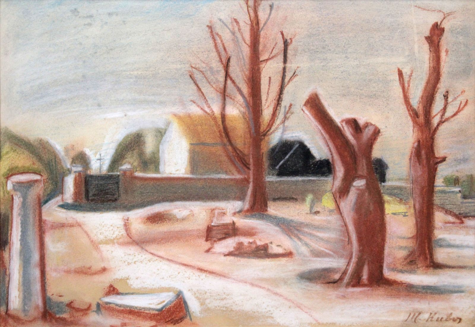 久保 守『風景』パステル画【真作保証】 絵画 久保 守『風景』パステル画【真作保証】 絵画 - メルカリ
