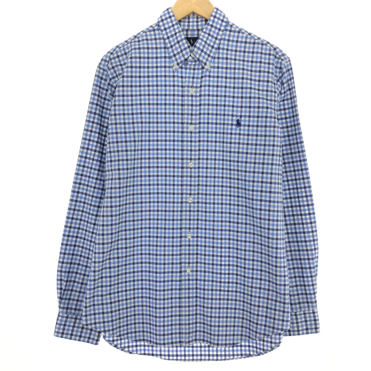 古着 ラルフローレン Ralph Lauren 長袖 ボタンダウンチェックシャツ メンズL/eaa461121