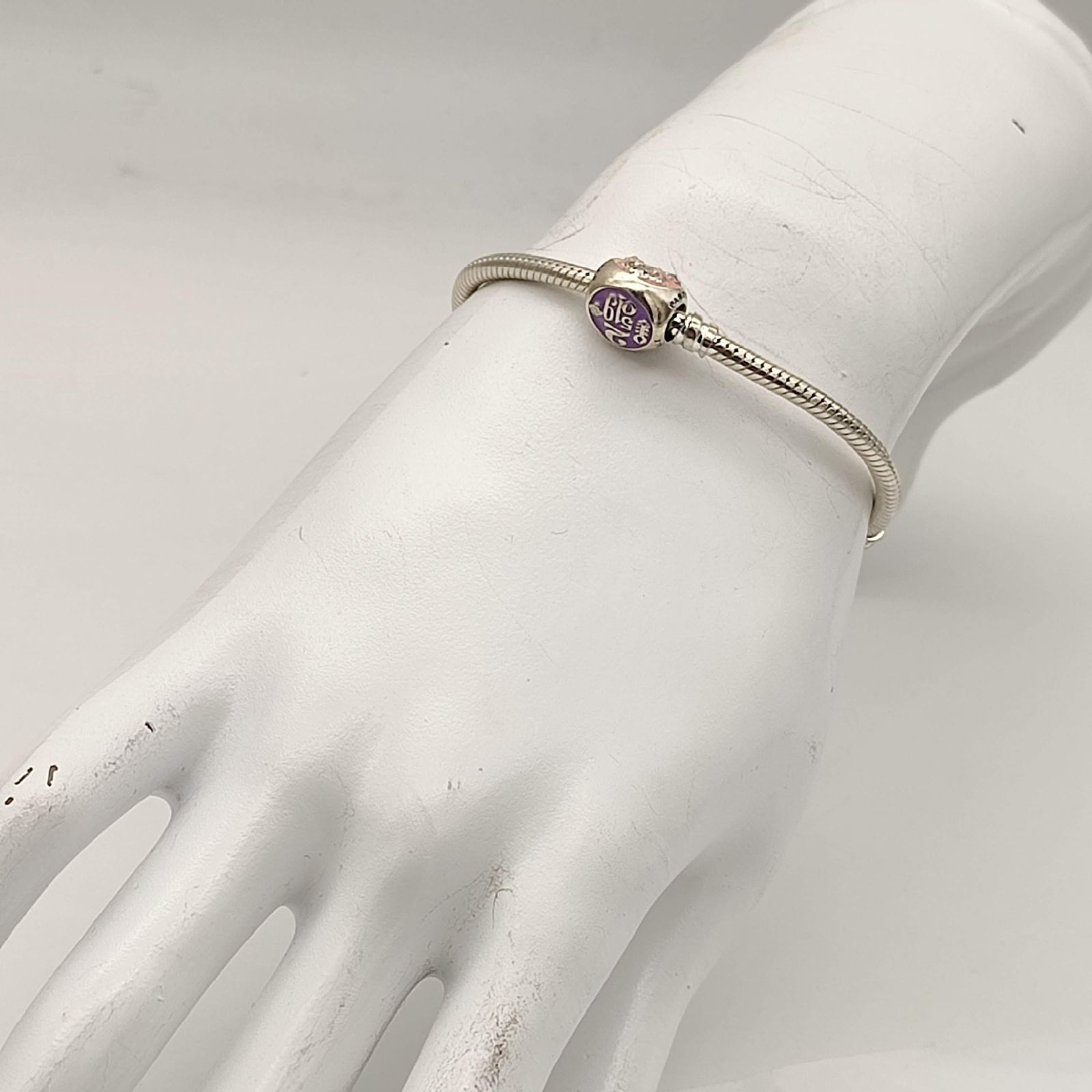 PANDORA ディズニー ブレスレット チャーム18cm パーク限定 パンドラ×ディズニーのブレスレット、ミッキー＆ミニーの