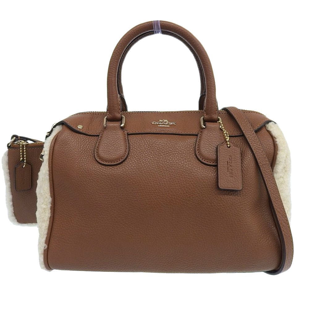 本物保証】 希少 レア 超美品 コーチ COACH シアリング F36689  