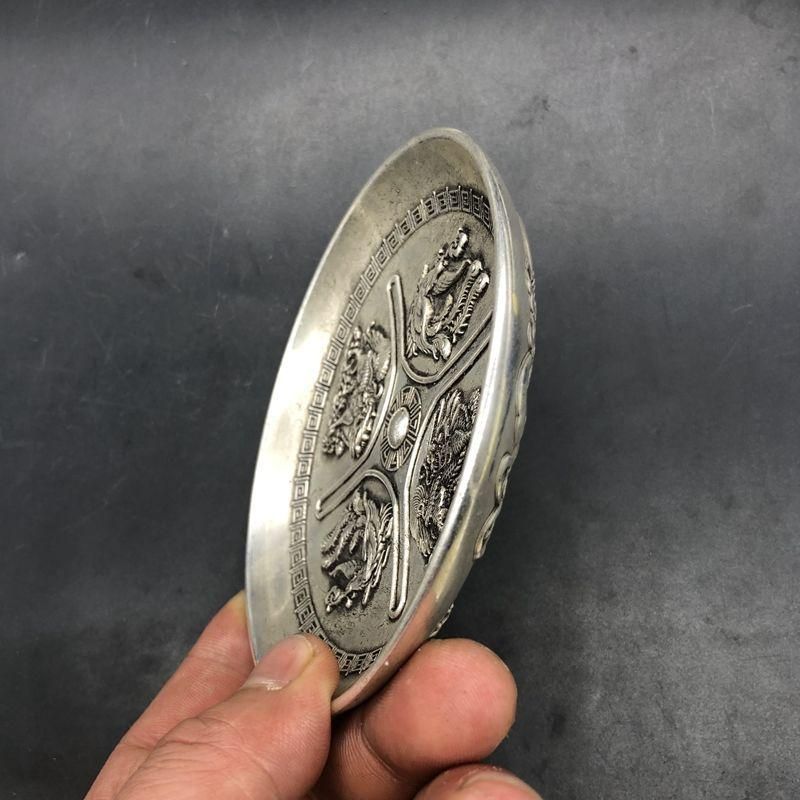 銅製 四神獣皿 筆洗 書道具 文房具 工芸品 置物 装飾品 美術品 銅製 四神獣皿 筆洗 書道具 文房具 工芸品 置物 装飾品 美術品