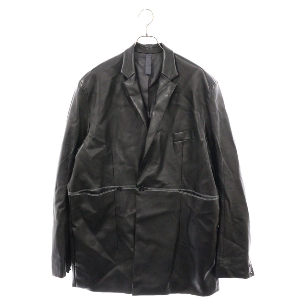 SHINYAKOZUKAブラックフェイクレザージャケット 37a9881bf37e91c750dd416903b42a