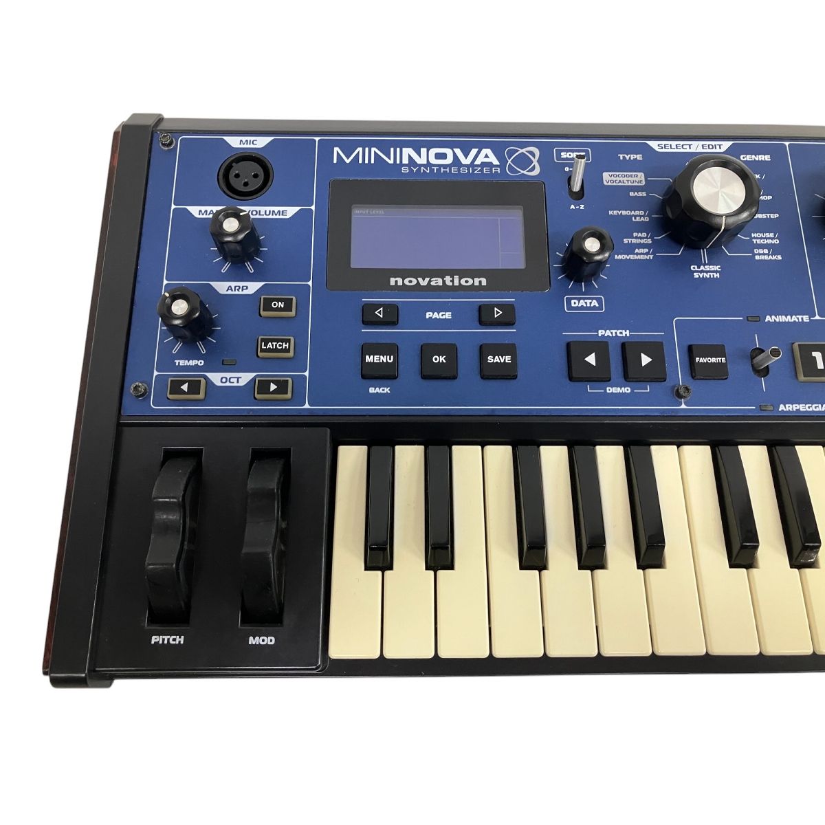 NOVATION ノベーション MiniNova アナログモデリング シンセサイザー 鍵盤楽器 中古 S9454322 - メルカリ