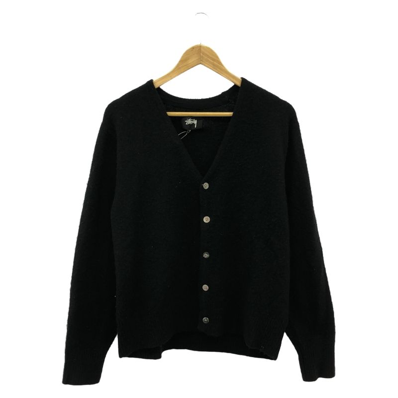 中古】Stussy 23AW Brushed Cardigan サイズS 117207 ブラック