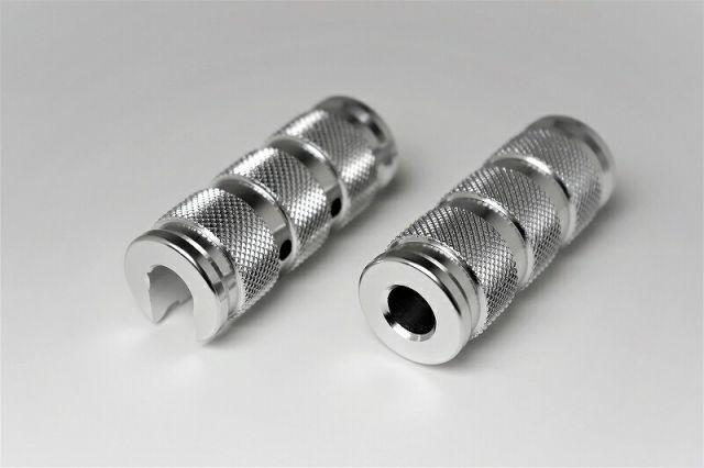 モンキー、エイプ用アルミ製ビレットフットステップ