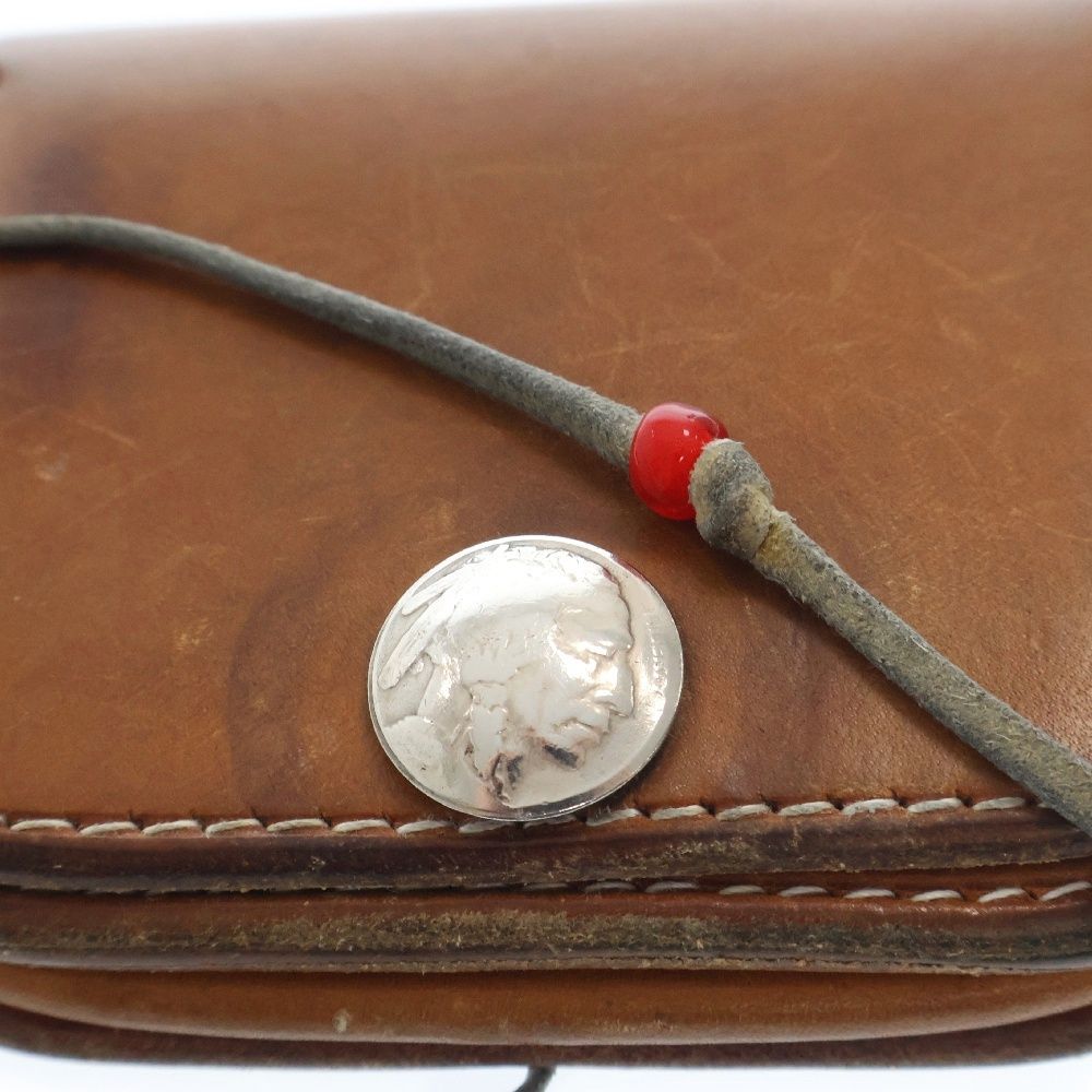 goro's ゴローズ 角型小銭入れ 赤茶 goro's (ゴローズ) 角型小銭入れ 赤茶