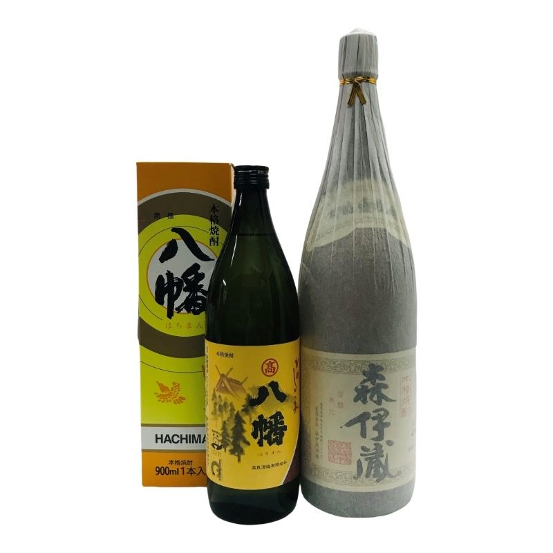 芋焼酎2本セット 森伊蔵酒造 森伊蔵 1800ml/ 高良酒造 八幡 900ml/ ともに 25度 【新品未開栓品】 22409K2292 - メルカリ