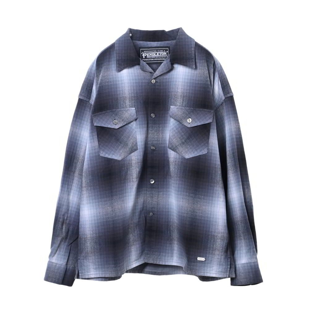 Deluxe × PENDLETON オンブレチェック シャツ