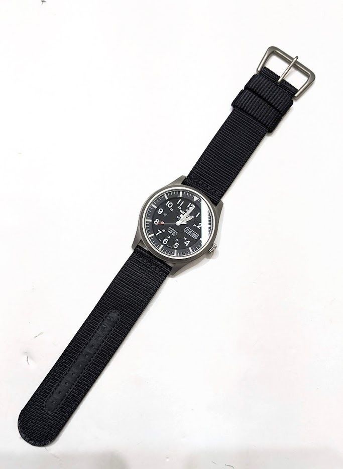 SEIKO 5 SPORTS セイコー 5 自動巻き メンズ 7S36-03J0 ブラック文字盤 