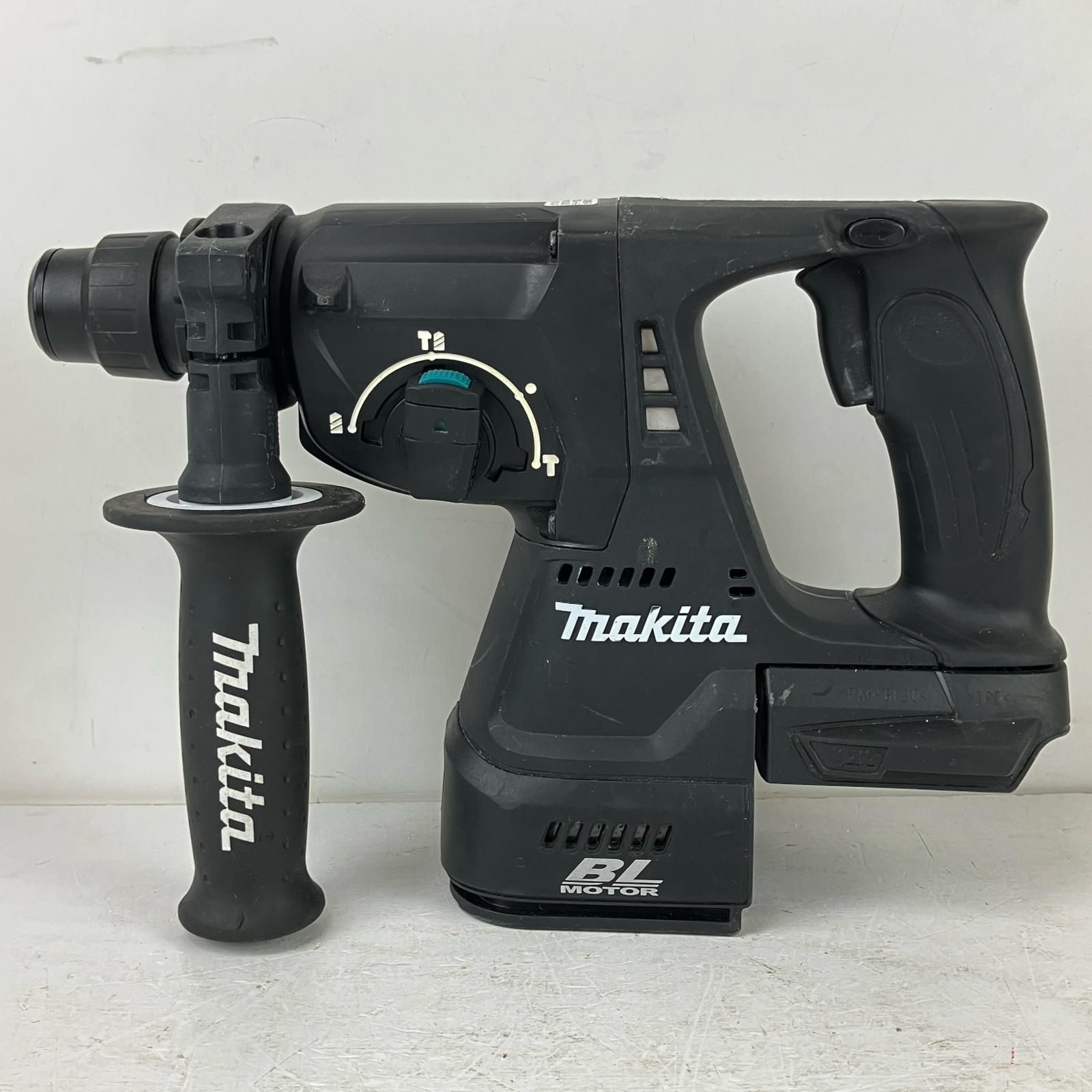 ЗЗMAKITA マキタ 24mm 18v 充電式ハンマドリル 本体のみ 充電器 バッテリーなし HR244D ブラック