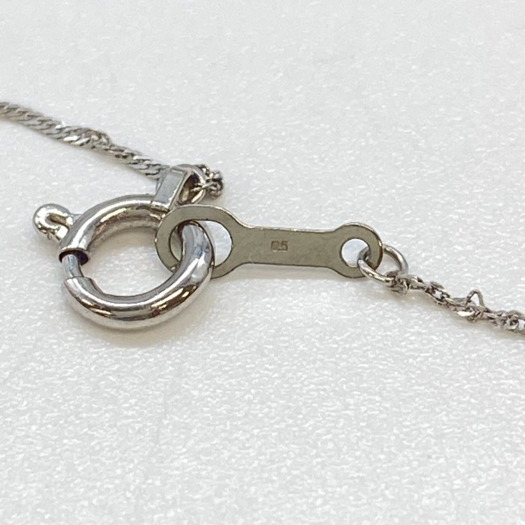 プラチナ900 850 天然ダイヤモンド　0,30ct ネックレス ✨【美品】プラチナ900/ 850天然ダイヤモンド0.50ct 輝く