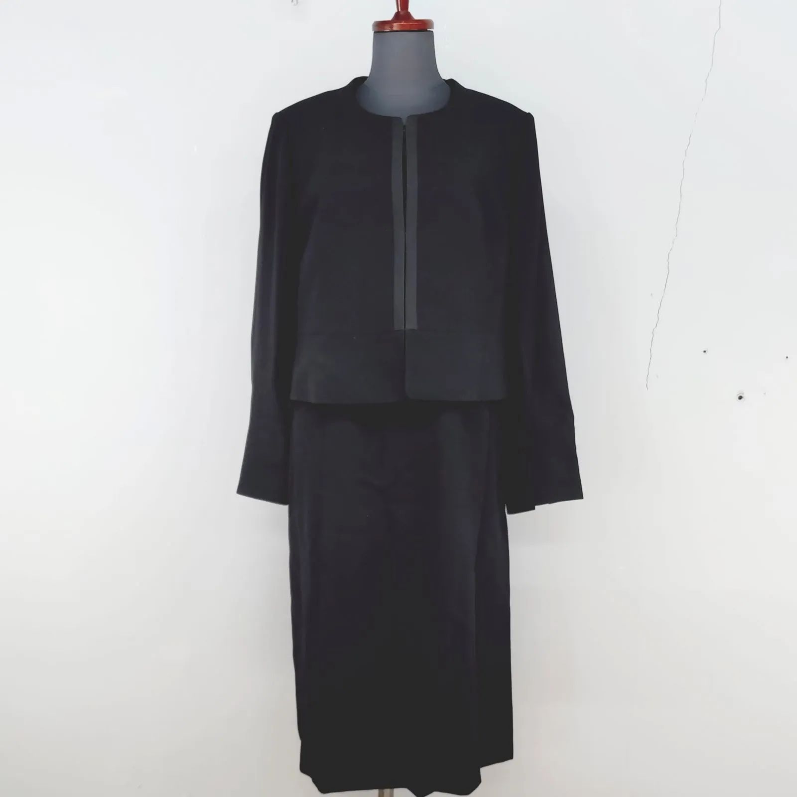 LES MUES 19号 セットアップ ジャケット ワンピース ブラック フォーマル 礼服 レミュー
