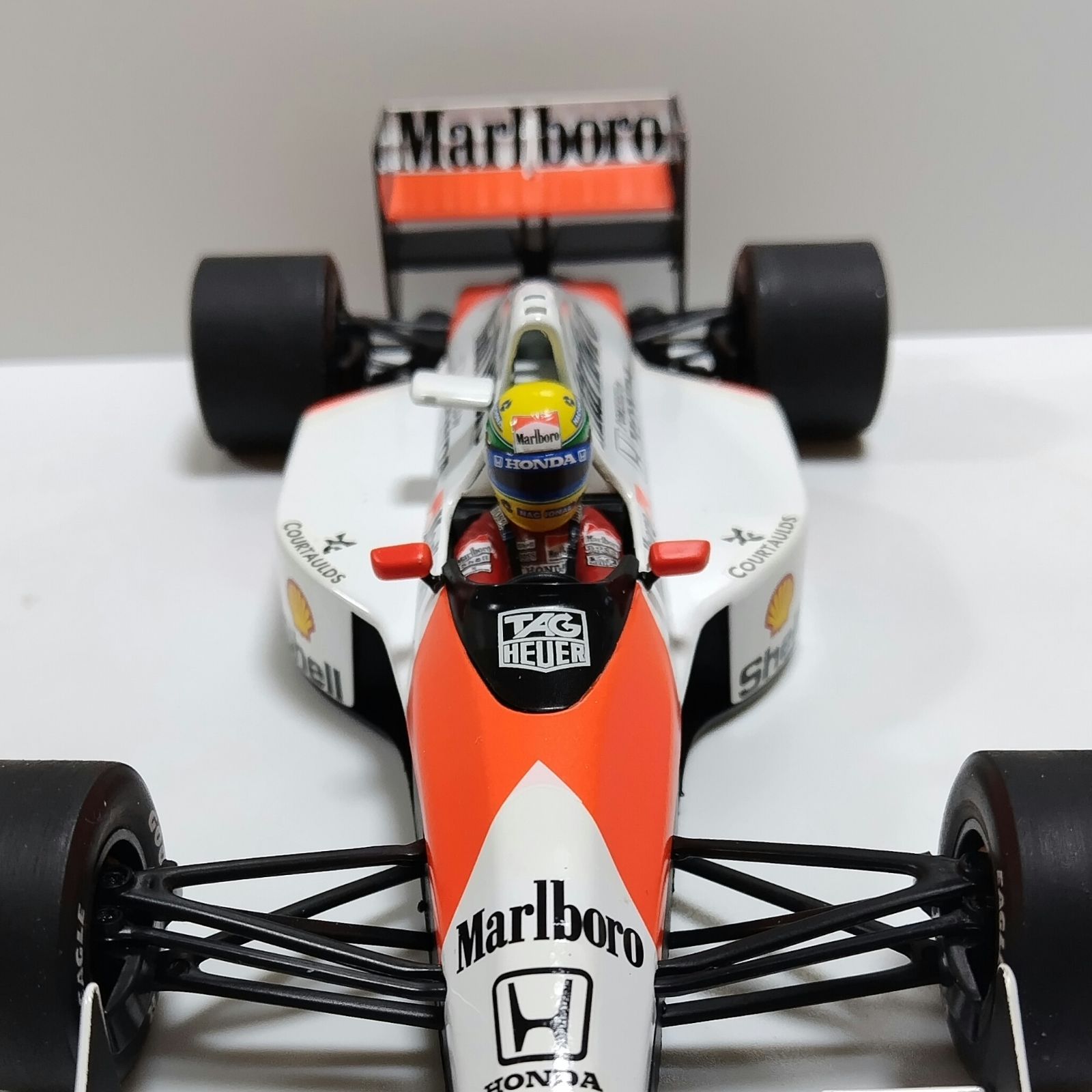 PMA 1/18 マクラーレン MP4/5B ホンダ 1990年 #27 アイルトン・セナ マルボロ タバコカスタム 純正箱無し