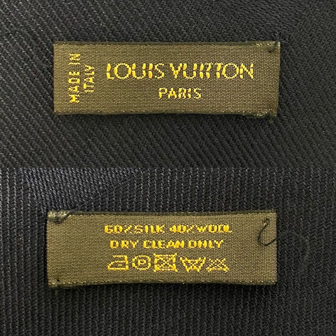 LOUIS VUITTON 大判ストール　ショール　ネイビー LOUIS VUITTON 大判ストール ショール ネイビー （LOUIS VUITTON