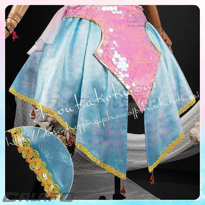 アイドルカツドウ 星宮いちご うお座ドレスチャレンジ コスプレ衣装 日常服 ハロウィン仮装 文化祭 WWW_TRAVELLANDINDIA_COM