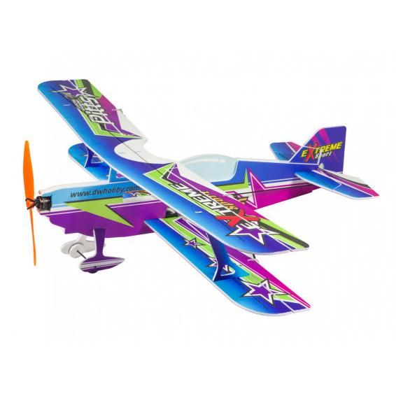 Dancing Wings BNF DSMX|2 Compatible Micro RC Foam Pitts Special Biplane Kit 450mm ホビーショップ青空