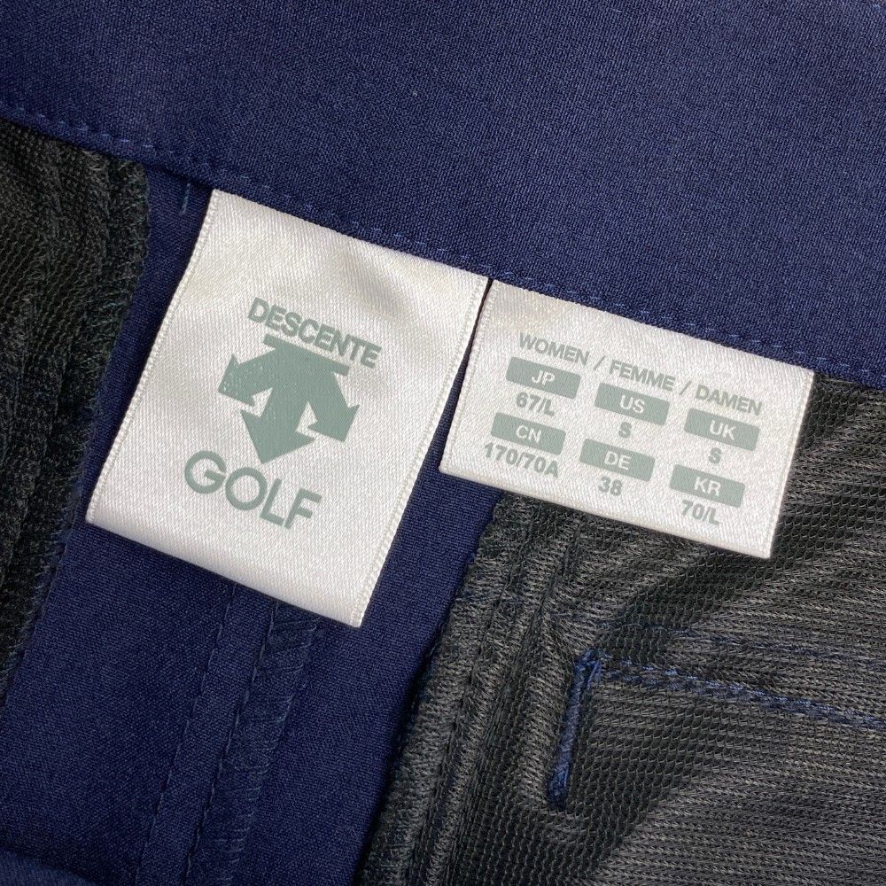 サイズ：L DESCENTE GOLF デサントゴルフ  スカート  ネイビー系 [240101466013] ゴルフウェア レディース ストスト サイズ：L DESCENTE GOLF デサントゴルフ スカート ネイビー系