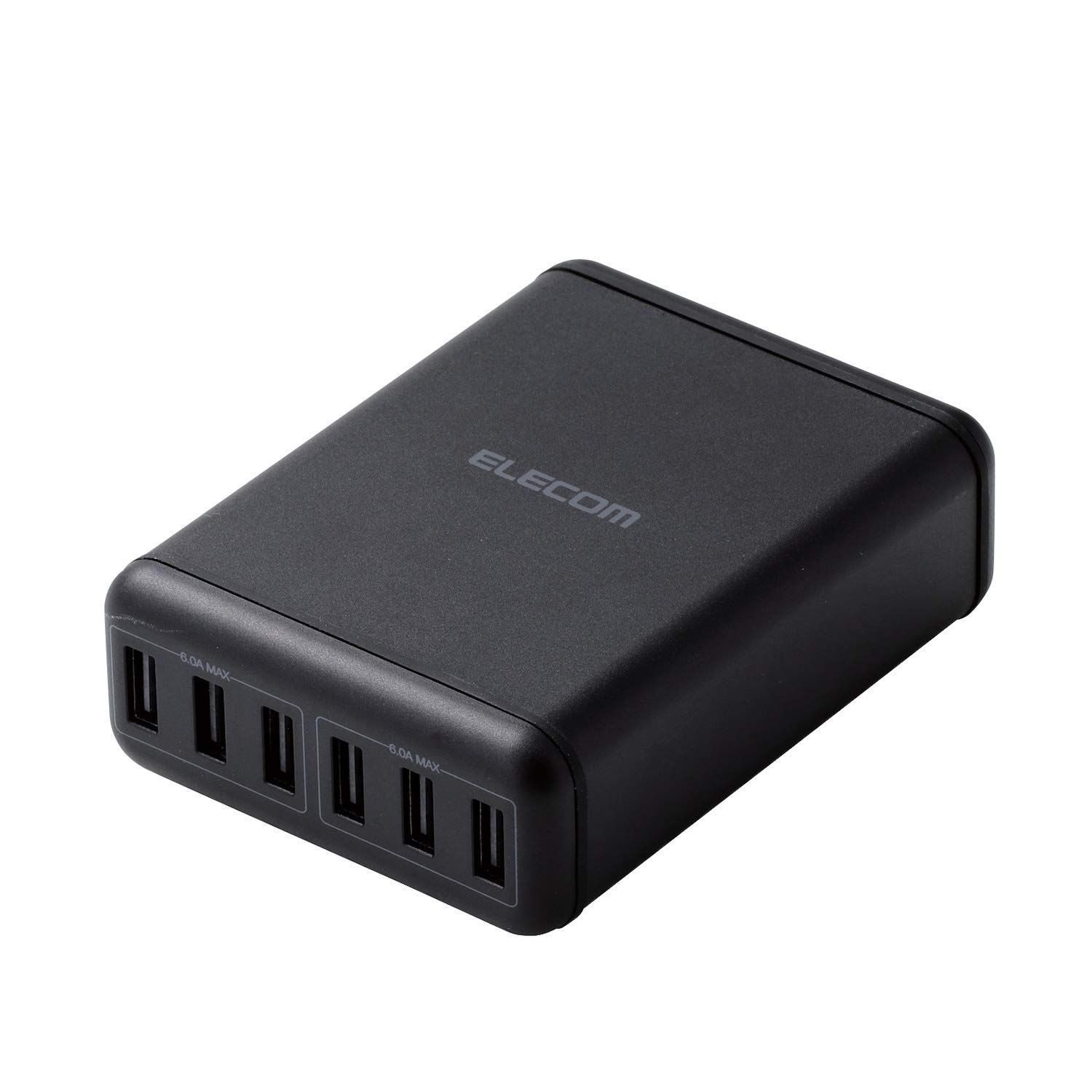 USB-A×6 合計60W 電源ケーブル1.5m 充電器 ブラック コンセント USB MPA-ACD03BK エレコム