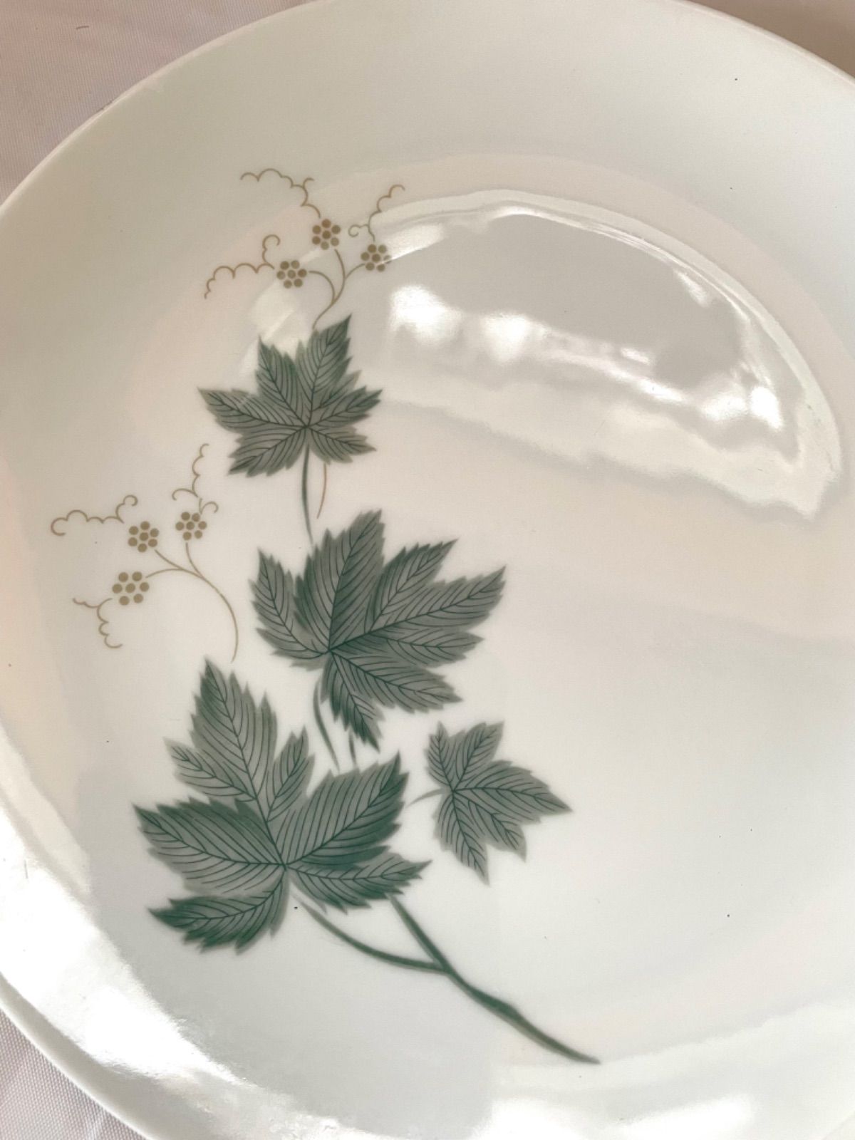 ヴィンテージ オールド ノリタケ Noritake Cookin'Serve アイビー 柄皿