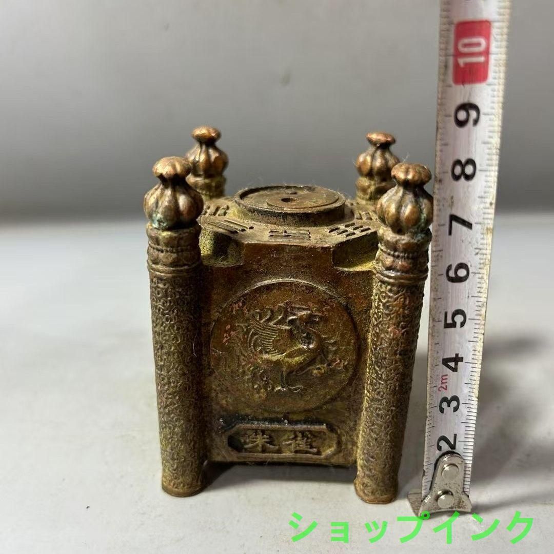 銅器 四象聚宝盆 鎮宅 辟邪 開運 風水 招財 置物 工芸品 装飾品 銅器