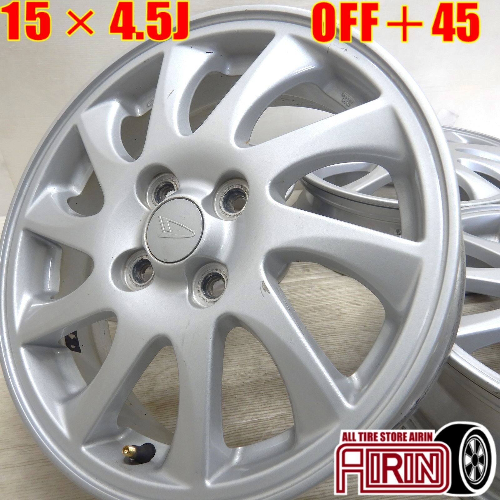 中古 15インチ アルミ ダイハツ タント 純正 4本セット タフト 中古 15インチ アルミ ダイハツ タント 純正 4本セット タフト