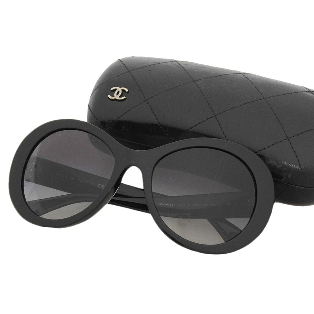 【本物保証】 超美品 シャネル CHANEL サングラス 5372 A 56□19 140 黒 ブラック ココマーク ロゴ 本物保証】 超美品 シャネル CHANEL サングラス 5372 A 56□19 140 黒