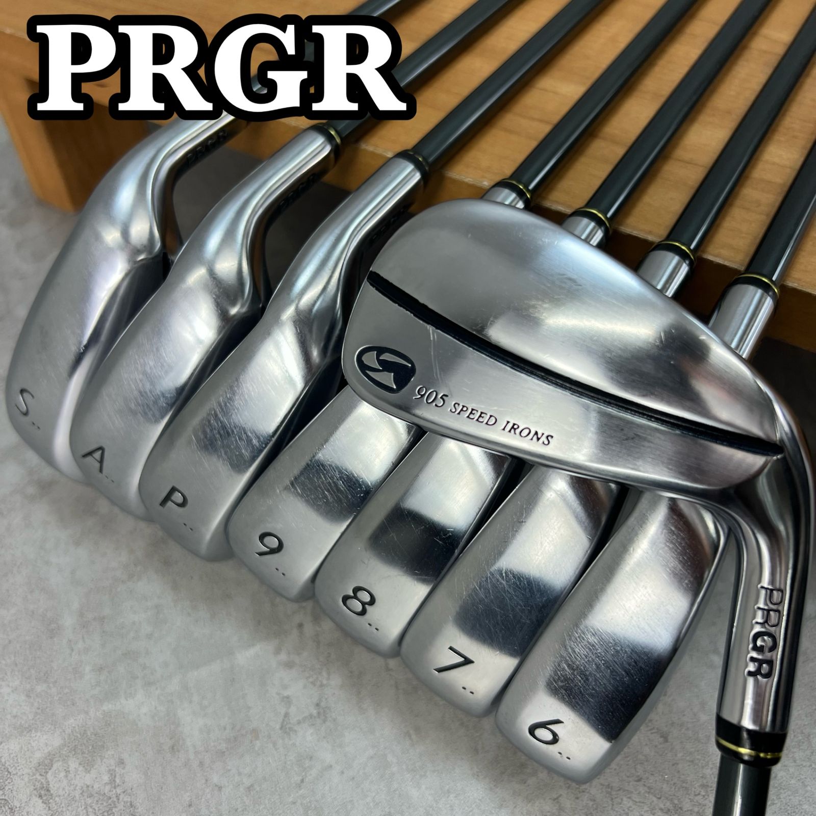 PRGR - PRGR　プロギア 　905　SPEED　IRONS 　スピードアイアン　レディースゴルフ　アイアン8本セット　カーボン　A　右利き用　中空ヘッド PRGR プロギア 955 905 SPEED IRONS レディースゴルフ アイアン8
