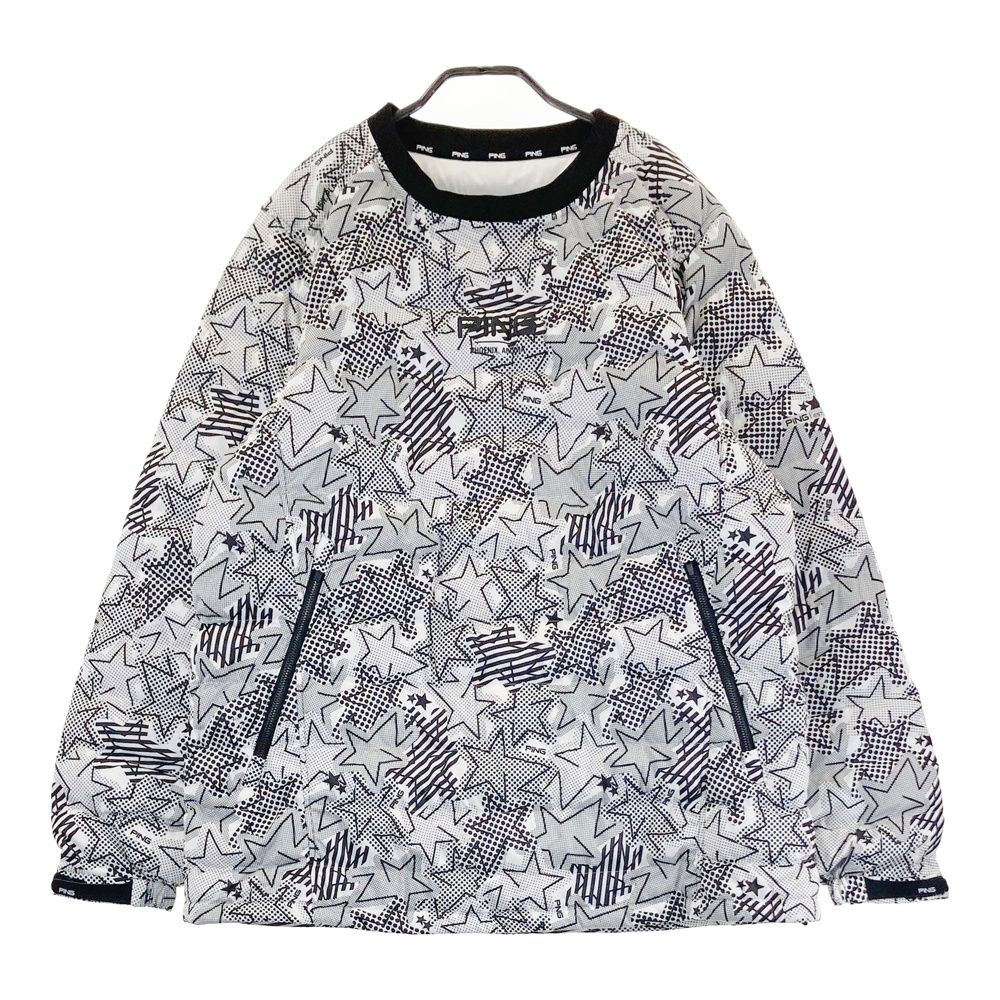 サイズ 3L PING ピン 中綿ブルゾン 総柄 ホワイト系 240101427596 ゴルフウェア メンズ ストスト