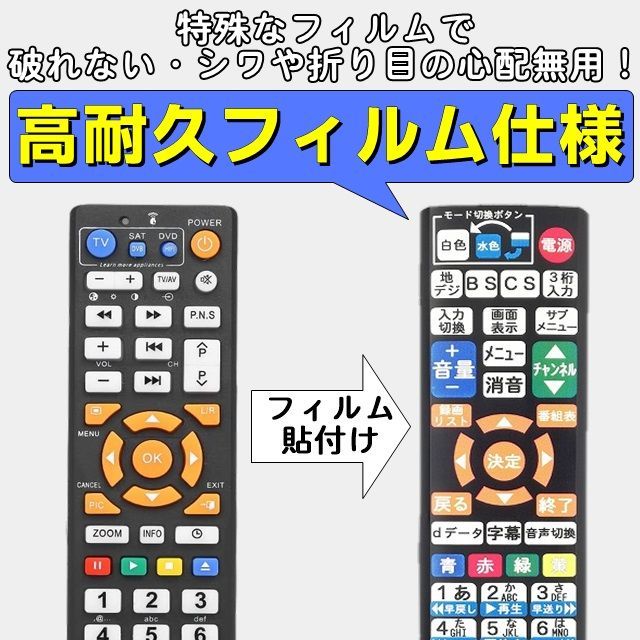 代替リモコン51a】防水カバー付 SQ-TV 互換 送料無料 (ZM-4003SR ZM