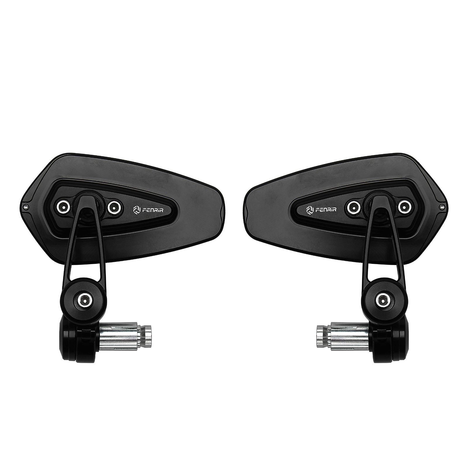FENRIR バーエンドミラー バイク ために CB1000R CB750 CB650R CB400 CB250R CB125 グロム MT125 MT25 MT03 MT07 MT09 MT10 KATANA GSXS1000 GSXS750 GSXS