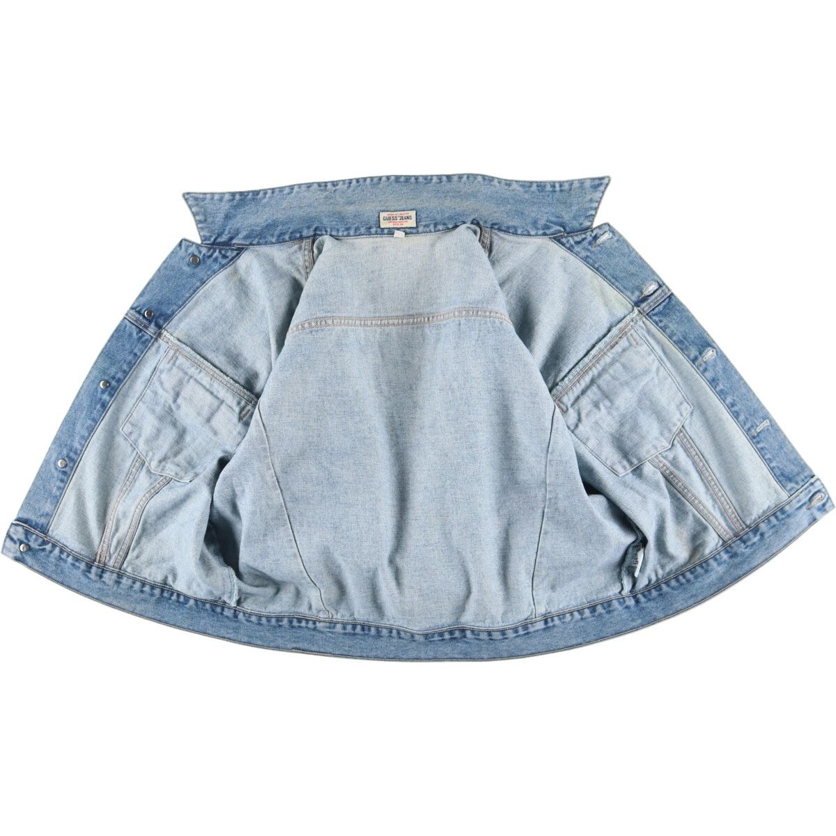 【USA製】  jeans デニムジャケット Gジャン 古着 90年代 ゲス Guess JEANS デニムジャケット Gジャン USA製
