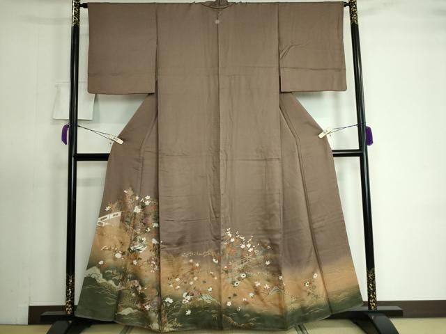 平和屋着物□豪華振袖 駒刺繍 花丸文 金彩 正絹 逸品 BAAS4216ea 平和屋