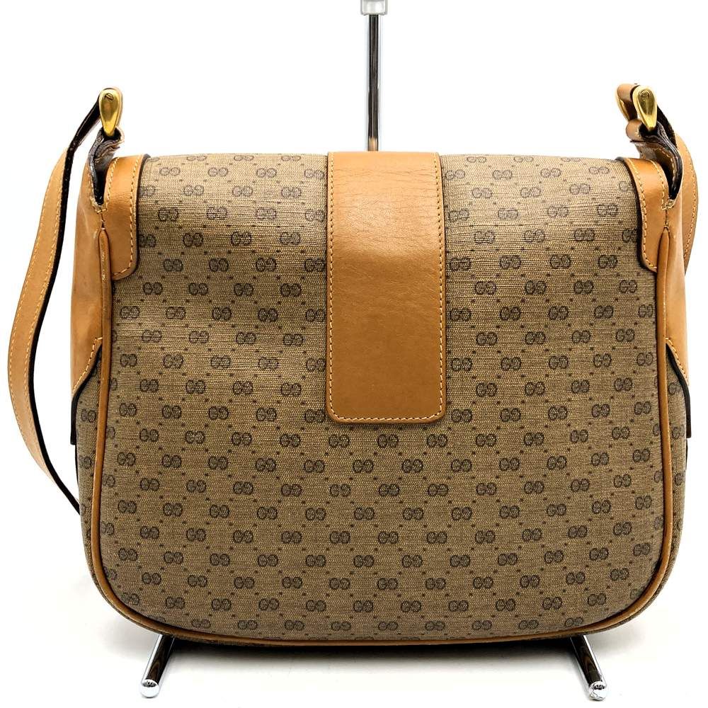 GUCCI グッチ 001 101 ショルダーバッグ マイクロGG PVC レザー