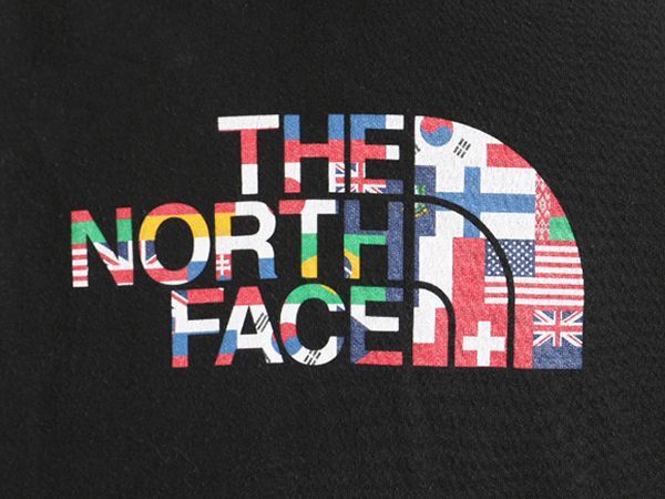 THE NORTH FACE - 2018 オリンピック ノースフェイス 国旗 プリント スウェット パーカー M THE NORTH FACE - オリンピック 限定 ノースフェイス 国旗