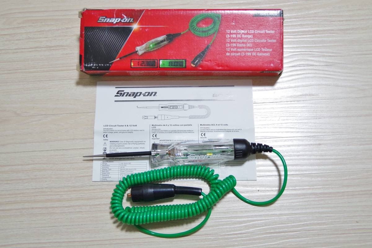 Snap-onデジタル表示　サーキットテスターEECT400O 輸入工具専門ショップ (有)サンツール / デジタル液晶サーキット