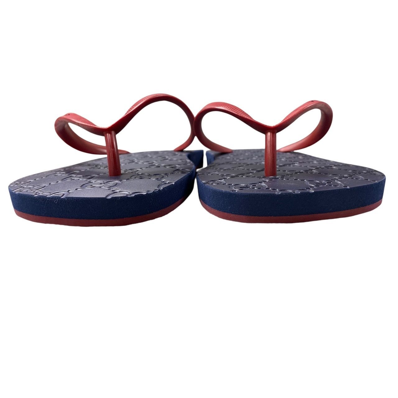 GUCCI サンダル 27cm ♪2767 GUCCI ビーチサンダル GG メンズ 283029 GGパータン