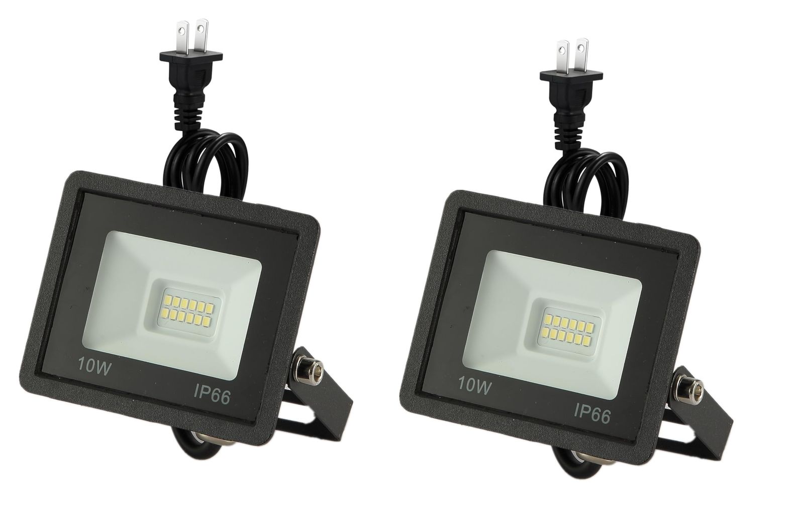 【特価商品】【10W 投光器 1.8ｍケーブル IP66】 昼光色 1200LM 6500K 100w相当 1.8コード IP66防水 120広角 100V対応 ワークライト 工事用 ledライト 防塵機能 野外灯 作業灯 集魚灯 看板灯 駐車場灯 照明 