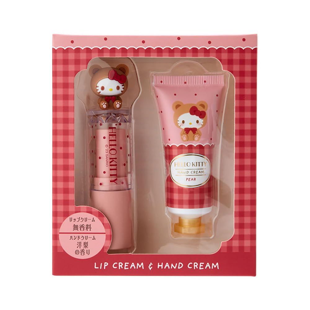 サンリオ(SANRIO) ハローキティ リップクリームu0026ハンドクリームセット(くまモチーフ) 330183 [ハローキティ]