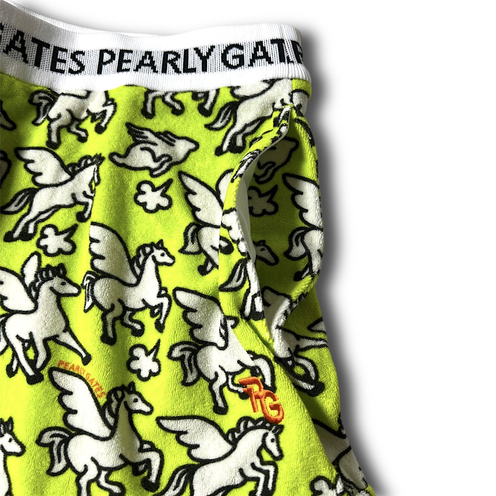 PEARLY GATES パーリーゲイツ ペガサス総柄 パイルスカート 日本